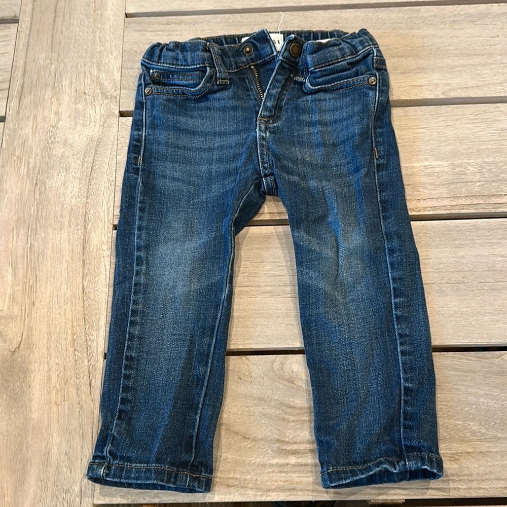 DL 1961 Toby Infant Slim Dark Wash Jeans, 18 mos